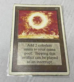 MTG Unlimited Sol Ring - See Pics for Condition - - Image 2