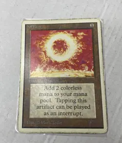 MTG Unlimited Sol Ring - See Pics for Condition - - Image 3