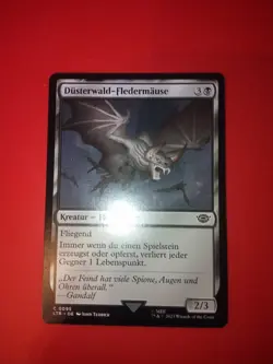 MTG-MAGIC THE GATHERING Dusterwald-Fledermause 2023 Deutsch LTR 0095 - Image 1