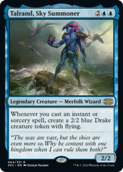x1 Talrand, Sky Summoner R MTG Double Masters 2022 M/NM, English - Image 1