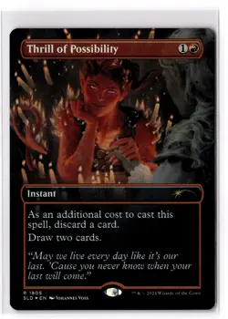 Thrill of Possibility (Rainbow Foil) 1805 Secret Lair Drop Series Foil NM - Image 1