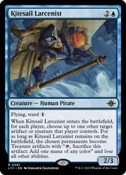 x4 Kitesail Larcenist LCI MTG 61 RARE M/NM 4x - Image 1