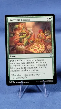 Study the Classics Regular NM COMMANDER TMNT TMC 128 Mtg 🔮 A* - Image 1
