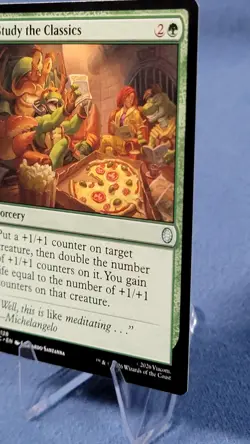 Study the Classics Regular NM COMMANDER TMNT TMC 128 Mtg 🔮 A* - Image 4