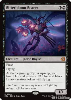 Bitterbloom Bearer MTG Lorwyn Eclipsed Mythic NM Pck Fresh - Image 1