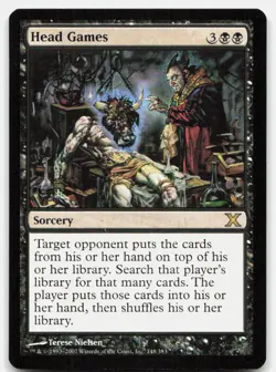 Head Games 148 Rare 10th Edition Magic: The Gathering Near Mint - Image 1