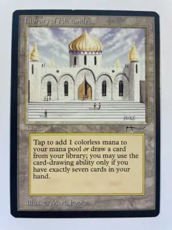 Library of Alexandria - MtG Arabian Nights - Played - Image 1