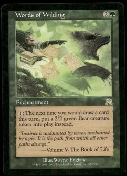 WORDS OF WILDING ONSLAUGHT MAGIC: THE GATHERING LP - Image 1