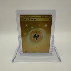 Basic Lightning Energy Pokemon TCG Scarlet & Violet - Hyper Rare 257/198 Holo - Image 1