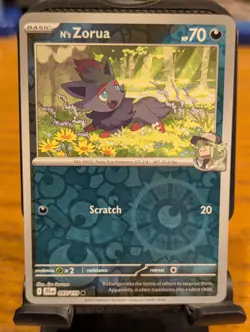 Pokemon TCG Journey Together N's Zorua Reverse Holo 097/159 - Image 1
