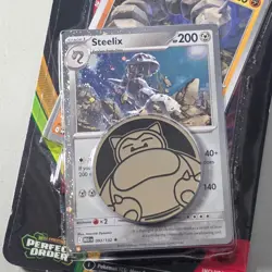 Pokemon Perfect Order Premium Checklane Blister 1 Booster Pack Steelix SEALED - Image 3