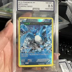 2015 Pokemon XY Roaring Skies Articuno FA HOLO #17/108 Graded AGS 8.5 - Image 1