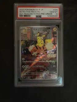 Pokemon Detective Pikachu 098/SV-P Promo Holo SV-P PSA 10 Japanese 2023 - Image 1