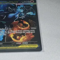Mega Charizard X ex 125/094 SIR Phantasmal Flames Pokemon NM+ Clean Copy - Image 3