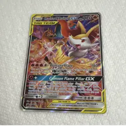 Pokemon Company Charizard & Braixen GX SM230 SM Promo Holo Pokemon TCG 270 HP - Image 1