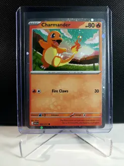 Pokemon! Charmander 020/217 - Swirl #2 Cosmo Holo Ascended Heroes Promo - Mint - Image 1
