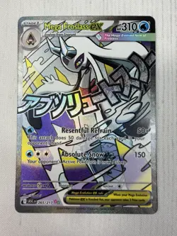 Mega Froslass EX 265/217 Ascended Heroes MAR Pokemon Full Art Holo Attack Rare - Image 1