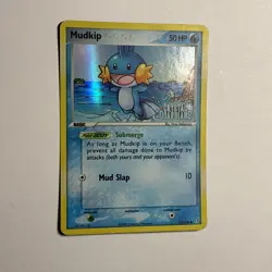 Mudkip 57/100 Reverse Holo Stamped ex Crystal Guardians Pokemon Card MP - Image 2