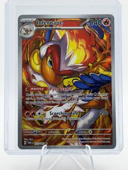 Infernape 173/167 Illustration Rare Twilight Masquerade Pokemon NM - Image 1