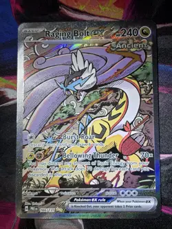 Pokemon TCG Raging Bolt ex 166/131 Sv: Prismatic Evolutions SIR Holo Full Art - Image 1