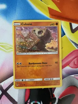 Pokemon Sun & Moon #57/131 General Mills Promo Holo Cubone MP - Image 1
