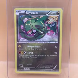 Rayquaza XY64 Holo Promo Black Star Holo Rare Pokemon Card NM - Image 1