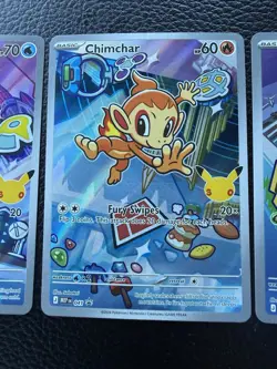 Pokemon First Partner Illustration Turtwig Chimchar Piplup Promo Cards - Image 3