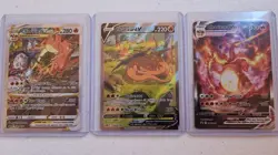 ✅RARE Pokemon TCG- 2022 Charizard UPC Promo Cards- Set Of 3 - Pulled and Sleeved - Image 1
