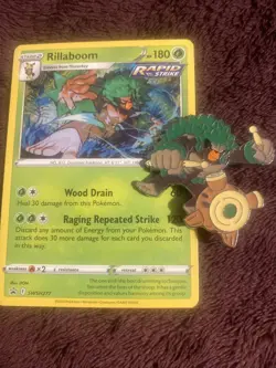 Pokemon Official Pin Collection -Rillaboom Pin from Crown Zenith SWSH277 - Image 1