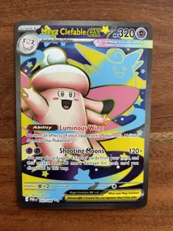 Pokemon TCG Mega Clefable ex 103/088 Perfect Order Ultra Rare NM Card - Image 1