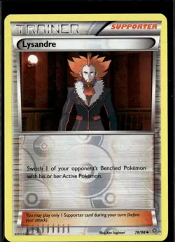 Pokemon Lysandre 78/98 Ancient Origins Reverse Holo Uncommon LP - Image 1