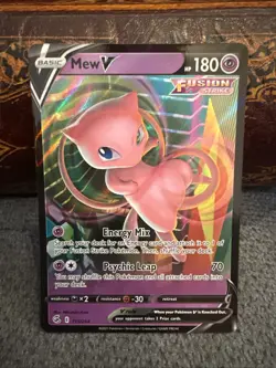Pokemon TCG Fusion Strike Ultra Mew v 113/264 N/M - Image 1