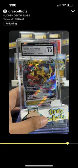 Pokemon Giratina VSTAR Lost Origin Holo #131 CGC 10 Gem Mint - Image 1