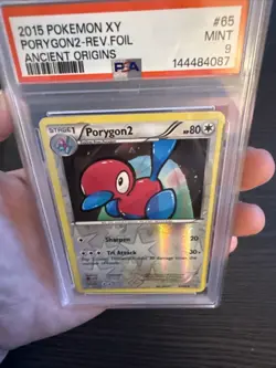 Porygon2 65/98 Reverse Foil/Holo 2015 Pokemon Ancient Origins PSA 9 Mint - Image 4
