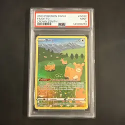 Pokemon TCG Ditto Crown Zenith-Galarian Gallery Gg22/Gg70 Holo Ultra Rare PSA9 - Image 1