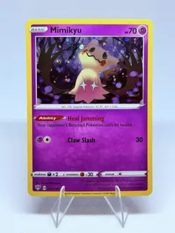Mimikyu 081/189 Trick or Trade 2020 Holo Rare Pokemon Card - Image 1