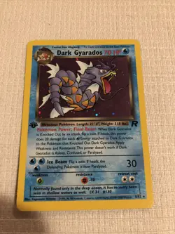 1st Edition Dark Gyarados #8/82 Rare Holo - Team Rocket Set MP Pack Fresh. - Image 2