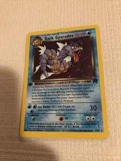 1st Edition Dark Gyarados #8/82 Rare Holo - Team Rocket Set MP Pack Fresh. - Image 3