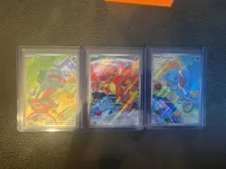 First Partner Gen 1 Bulbasaur 037, Charmander 038, Squirtle 039 NM MEP Pokemon - Image 1