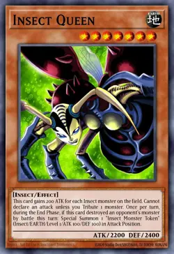 Yugioh Retro Pack 2 (2020) - Insect Queen RP02-EN088 Super Rare NM - Image 1