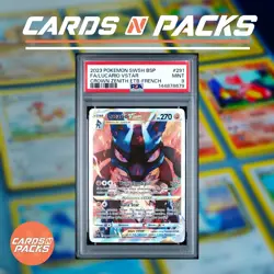 Carte Pokemon Lucario-VSTAR ZENITH SUPREME EB12.5 PROMO ETB 291 PSA 9 - Image 1