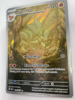 Pokemon Ninetales #199/197 Secret Rare Obsidian Flames Card - Image 3