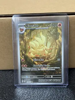 Ninetales 199/197 Illustration Rare Holo – Obsidian Flames Pokemon TCG - Image 2