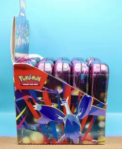 Pokemon TCG Mega Evolution Mini Tin Display 10 Sealed Tins With Display Box💥 - Image 4