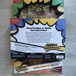 Pokemon TCG | Ascended Heroes | Mega Feraligatr , Meganium & Emboar | EX Boxes - Image 5