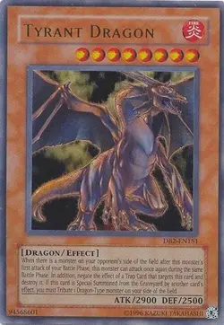 Yugioh Retro Pack 2 (2020) - Tyrant Dragon RP02-EN056 Super Rare NM - Image 1