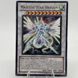 Yu-Gi-Oh! TCG Majestic Star Dragon DP10-EN017 VLP LP Rare Unlimited Edition - Image 1