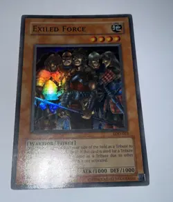 Yugioh Exiled Force LOD-023 Super Rare Unl Original Print (MP) - Image 1