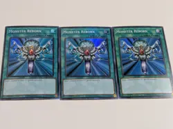 3x Super Rare Monster Reborn Yugioh! Bonanza - Image 1