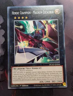 Heroic Champion - Magnum Excalibur DUAD-EN044 - Common - YuGiOh TCG Card - Image 1